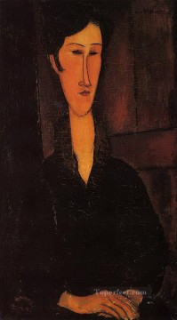 Amedeo Modigliani Painting - retrato de señora zborowska 1917 Amedeo Modigliani
